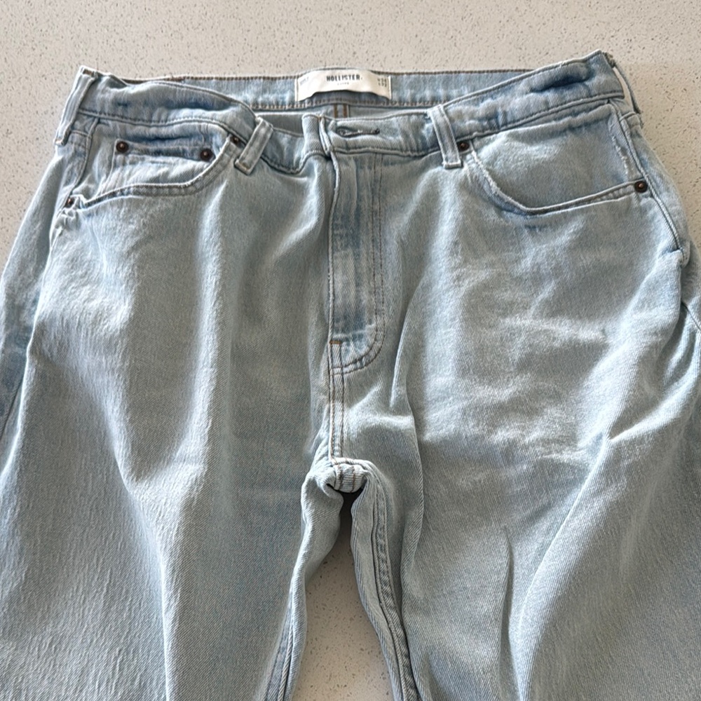 Hollister Relaxed Blue Jeans Premium Denim Comfort